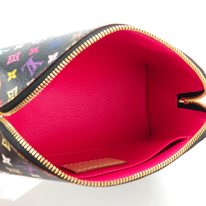 Louis Vuitton Monogram Multicolor Cosmetic Pouch Black Grenade 7 of 7