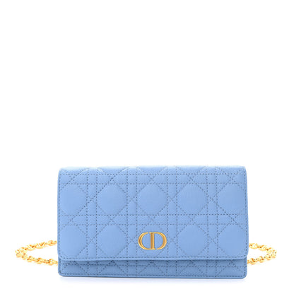Christian Dior Supple Calfskin Caro Belt Bag Cloud Blue 1 of 11