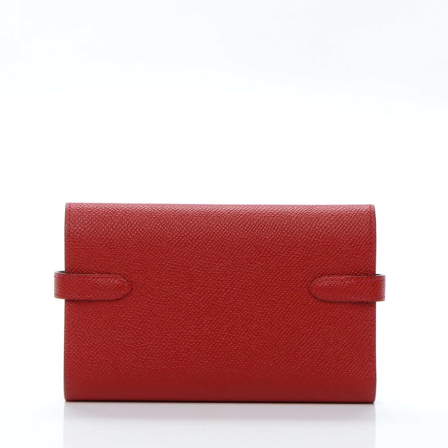 Epsom Kelly Medium Wallet Rouge Casaque