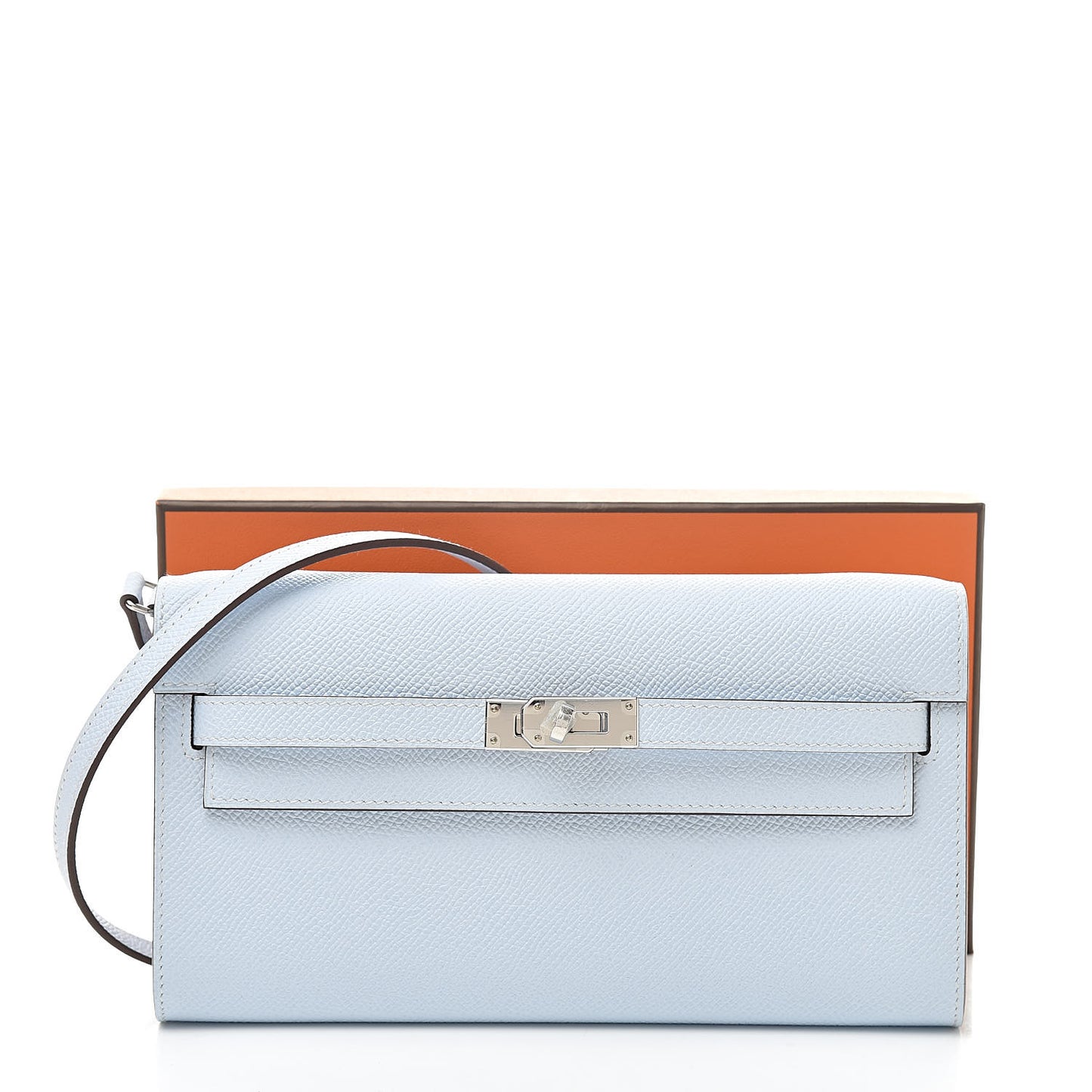 Epsom Kelly Wallet To Go Bleu Brume