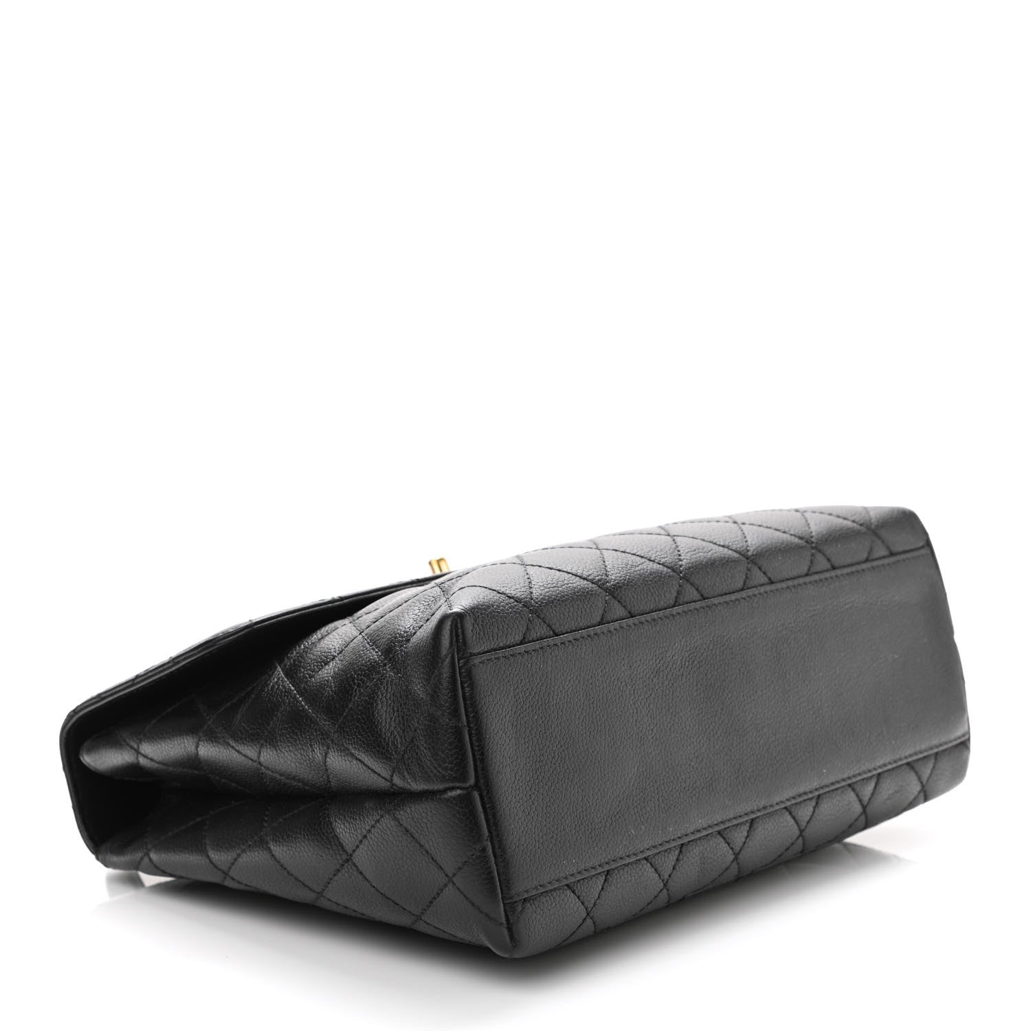 Chanel Caviar Quilted Jumbo Kelly Flap Black 4 of 11