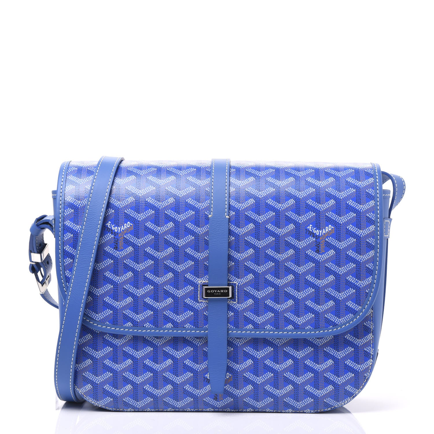 Goyard Goyardine Belvedere II MM Messenger Bag Sky Blue 1 of 8