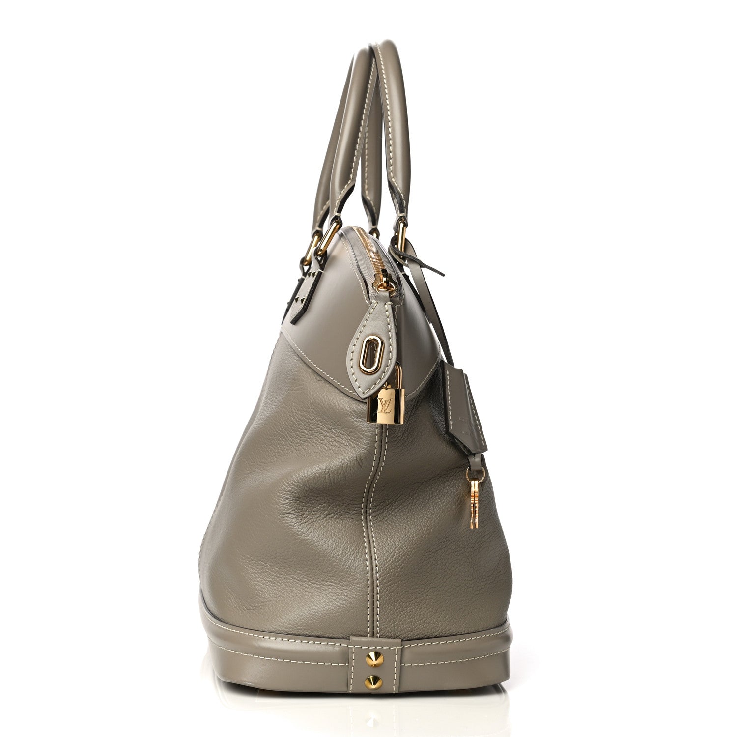 Louis Vuitton Suhali Lockit MM Greige 15 of 16