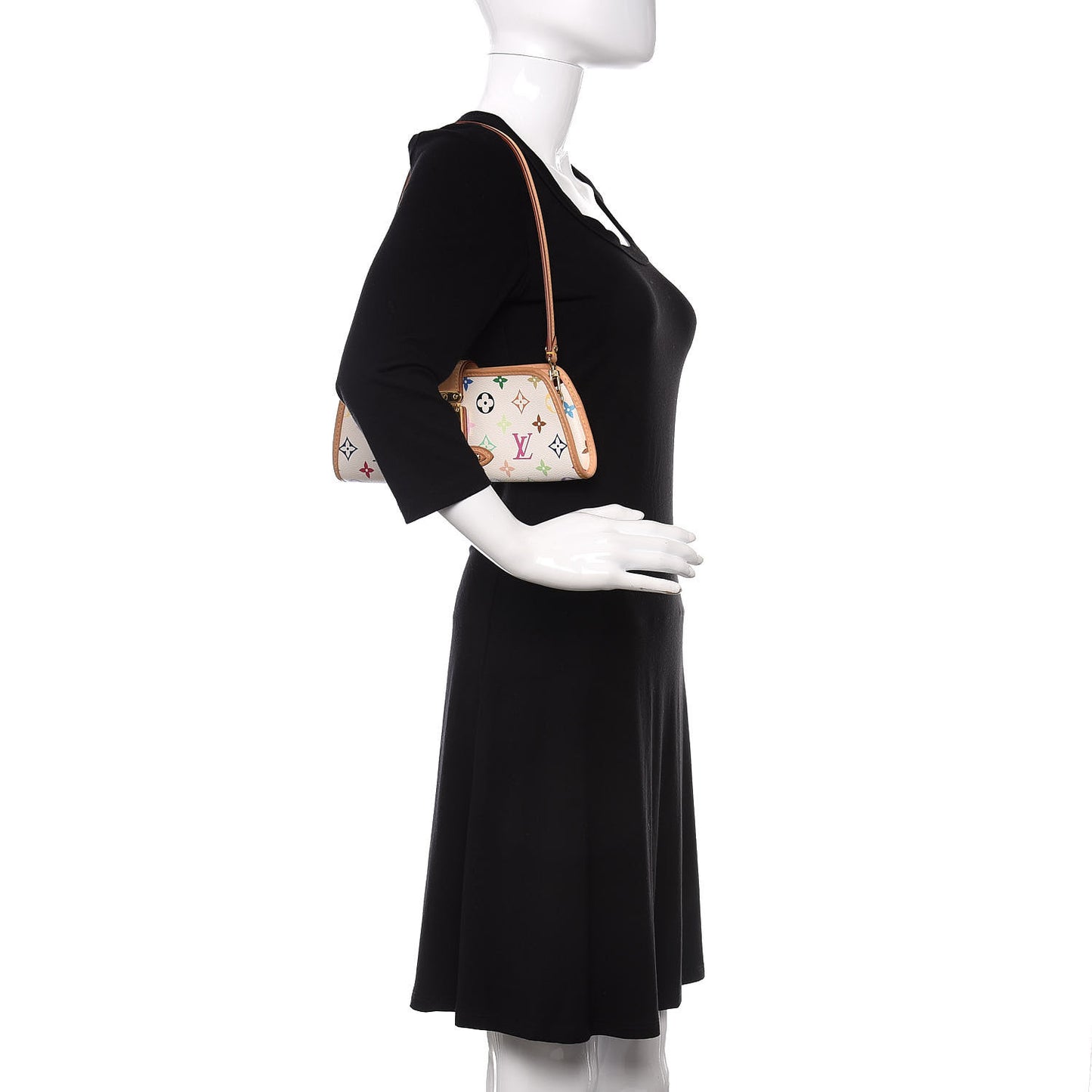 Monogram Multicolor Shirley White