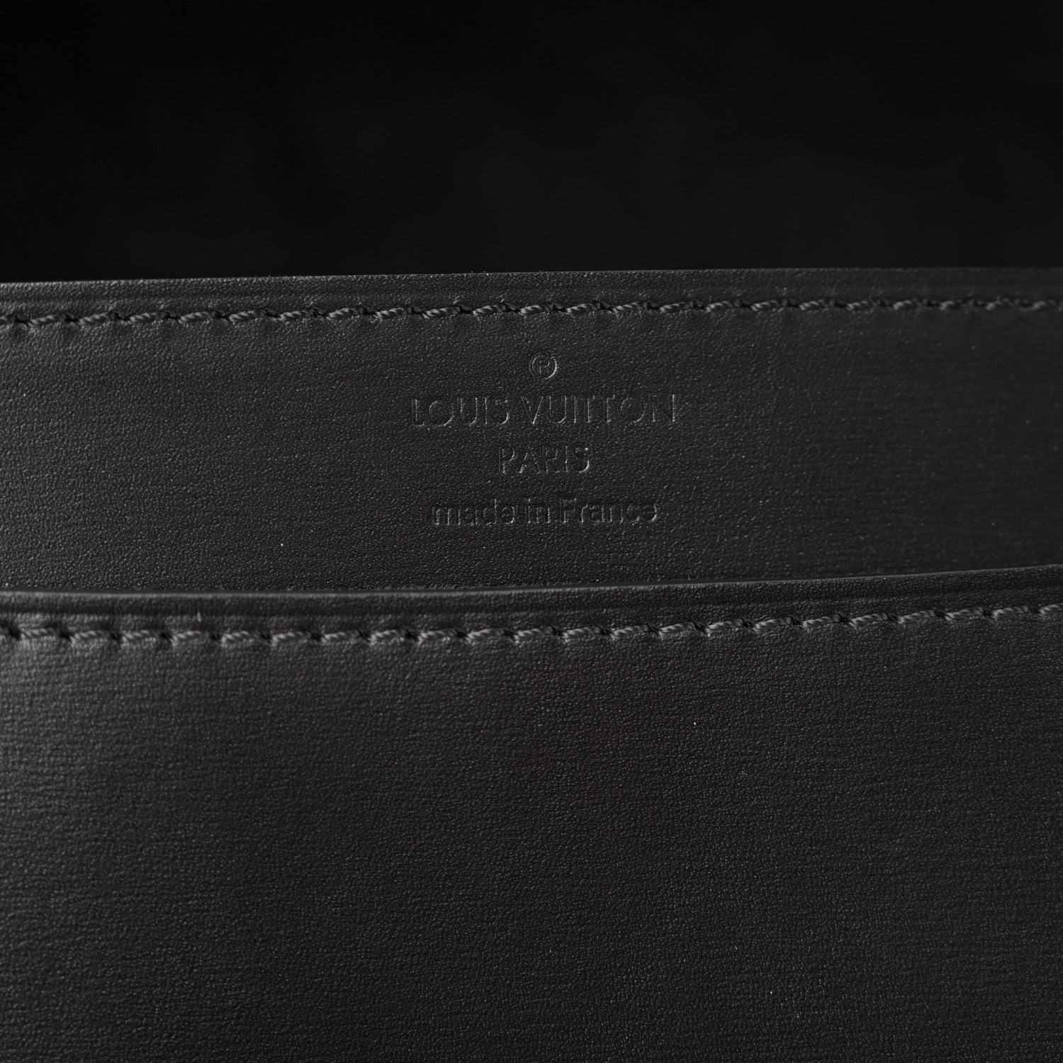 Louis Vuitton Calfskin Chain Louise GM NM Black 6 of 11