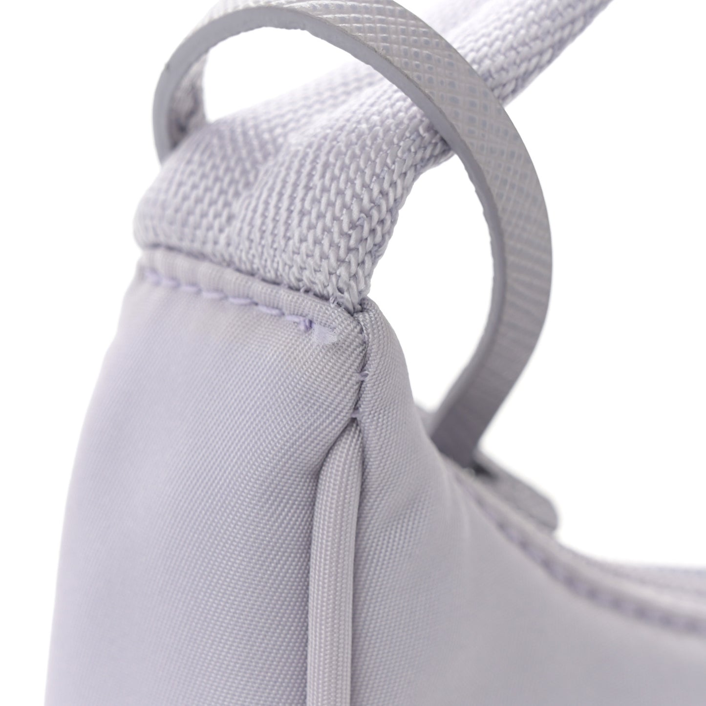 Re-Nylon Saffiano Mini Re-Edition 2000 Bag  Glicine