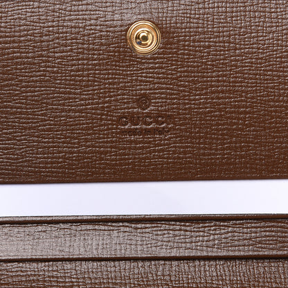 Gucci GG Supreme Monogram Horsebit 1955 Card Case Wallet Beige Ebony Brown Sugar 5 of 7