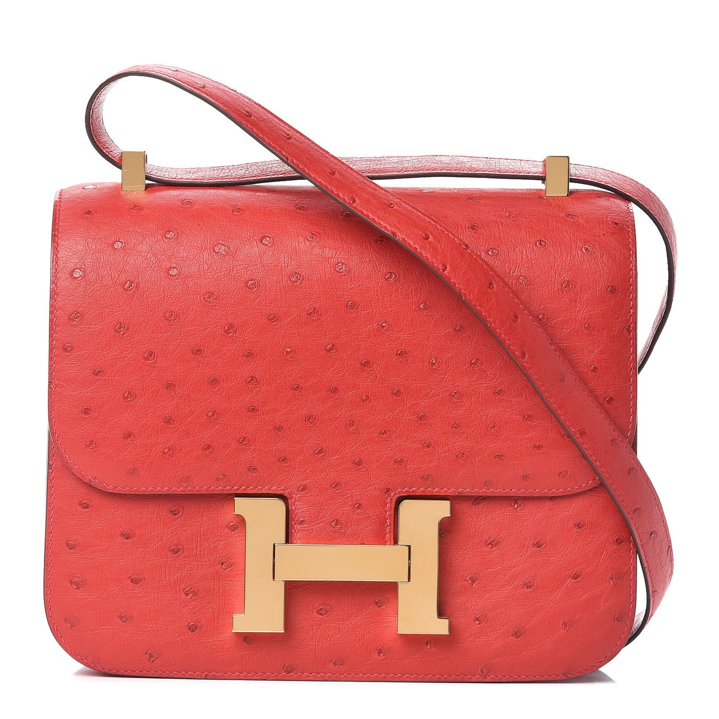 Ostrich Constance 24 Rouge Vif