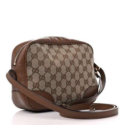 Gucci Monogram Mini Bree Messenger Bag Beige Tabacco 3 of 15