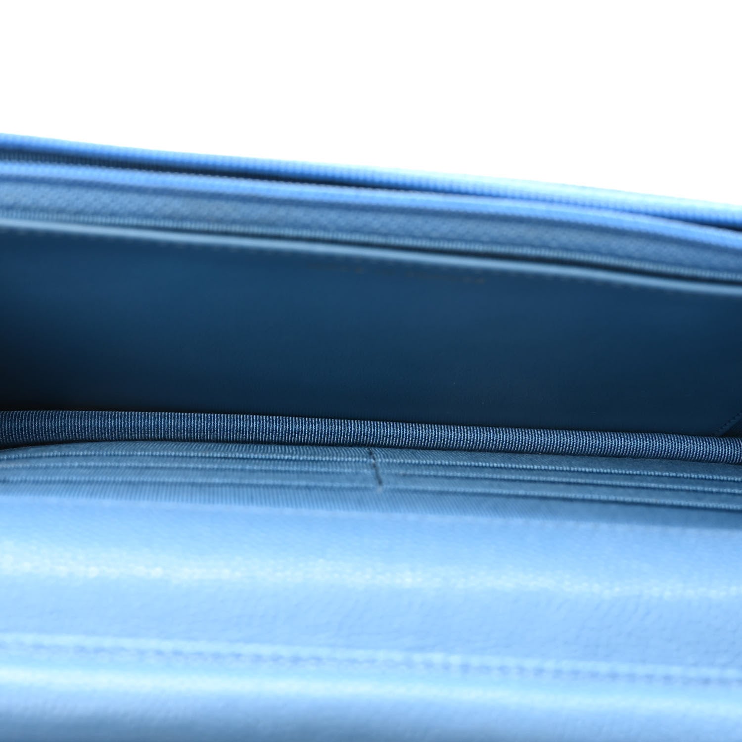 Chanel Caviar Quilted Wallet On Chain WOC Blue 5 of 12