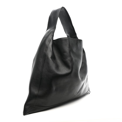 Bottega Veneta Silky Calfskin Large Hop Black 3 of 12