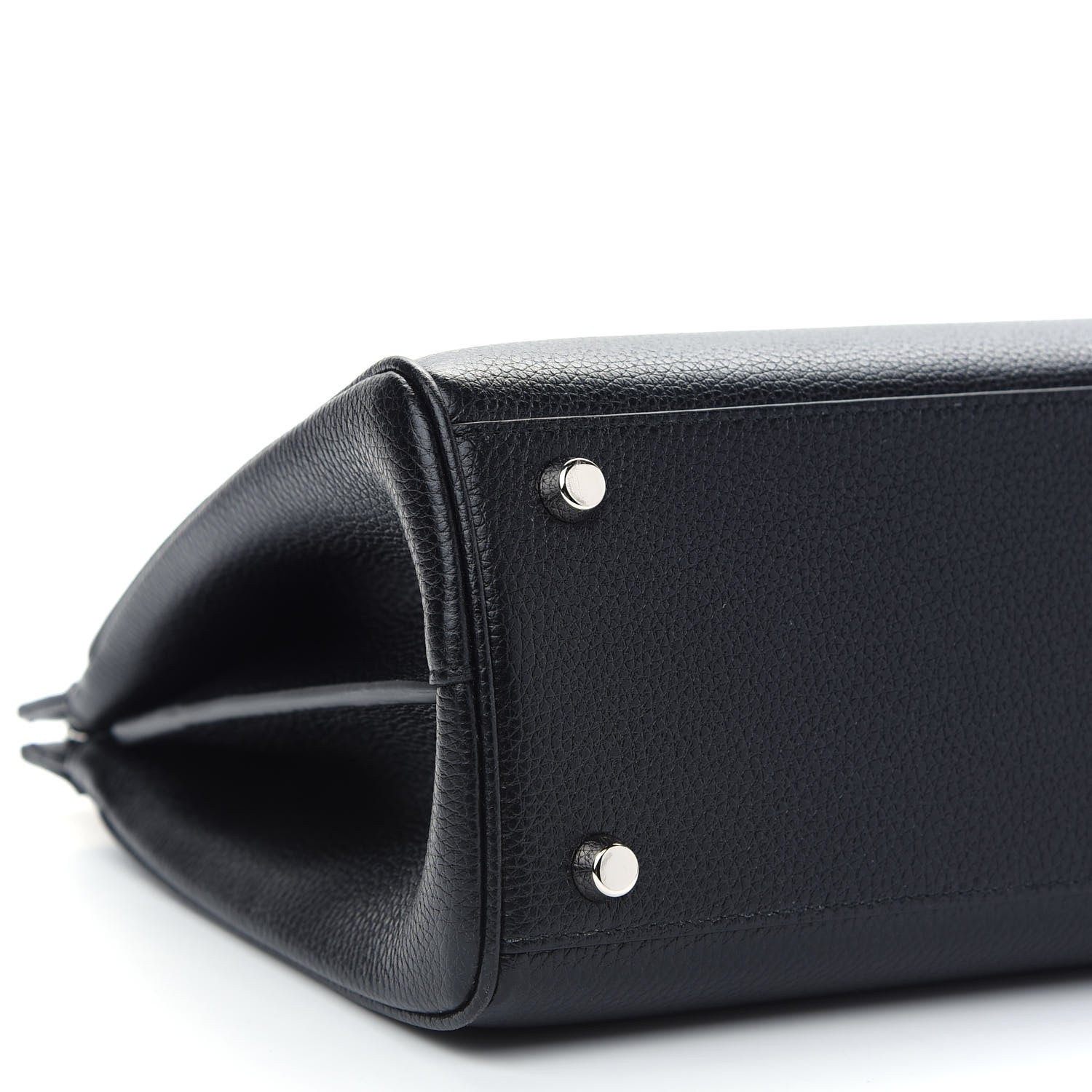 Gucci Grainy Calfskin Small Zumi Top Handle Bag Black 8 of 9