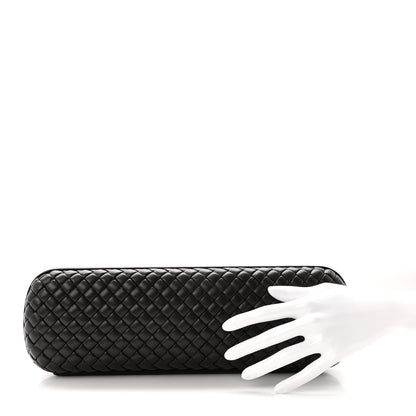 Bottega Veneta Nappa Intrecciato Stretch Knot Box Clutch Fondant 2 of 6