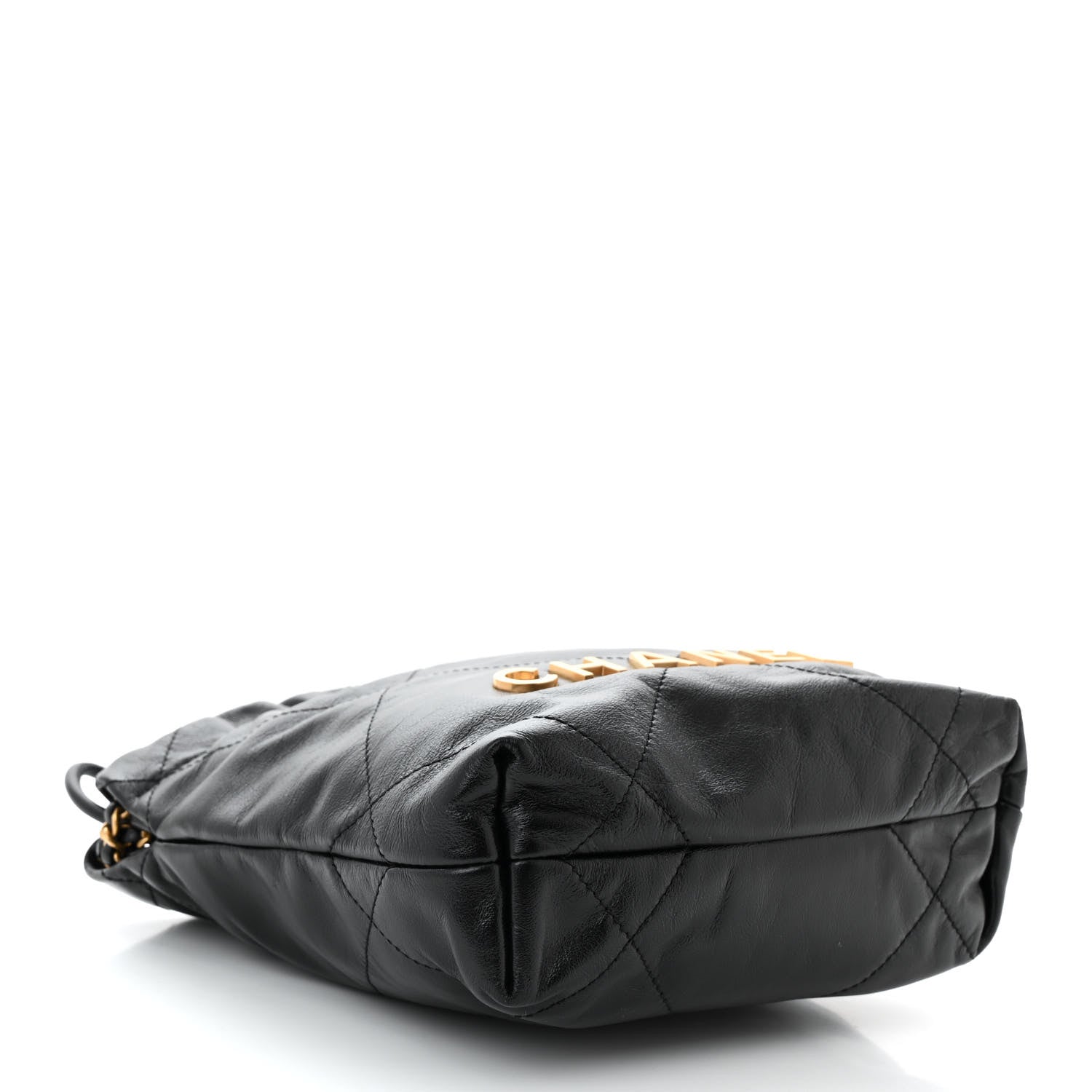 Chanel Shiny Calfskin Quilted Mini Chanel 22 Black 4 of 11