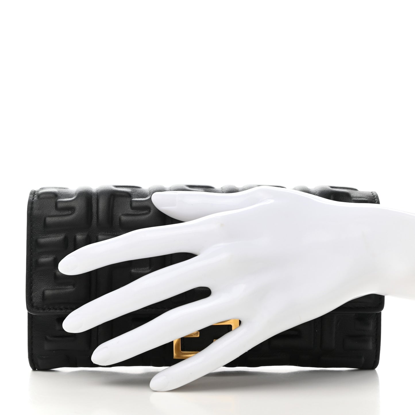 Nappa Matisse FF Embossed Continental Wallet Black