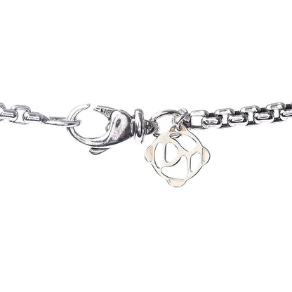 David Yurman Sterling Silver 14K Yellow Gold 7mm Peridot Albion Enhancer Pendant Necklace 5 of 6
