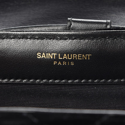 Saint Laurent Velvet Y Quilted Monogram Small Loulou Backpack Black 8 of 8