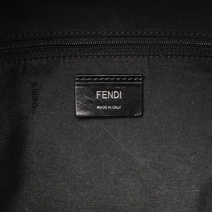 Fendi Nylon Vitello Fox Goat Fur Monster Eyes Mini Backpack Black Multicolor Sky 7 of 14
