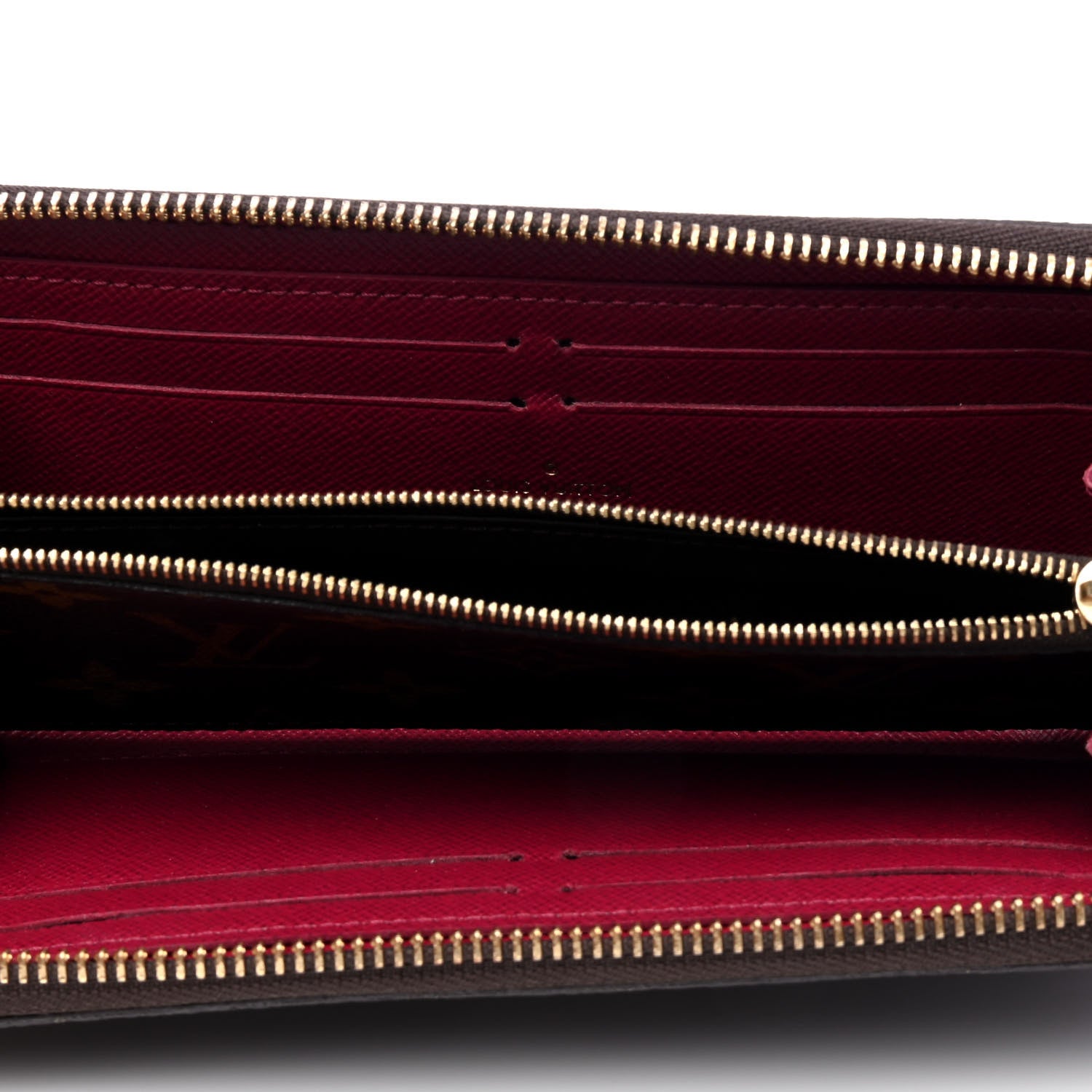 Louis Vuitton Monogram Clemence Wallet Fuchsia 3 of 4