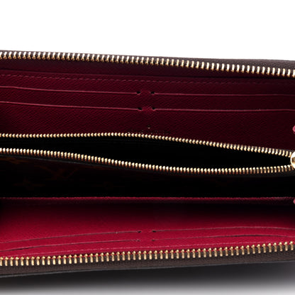 Louis Vuitton Monogram Clemence Wallet Fuchsia 3 of 4