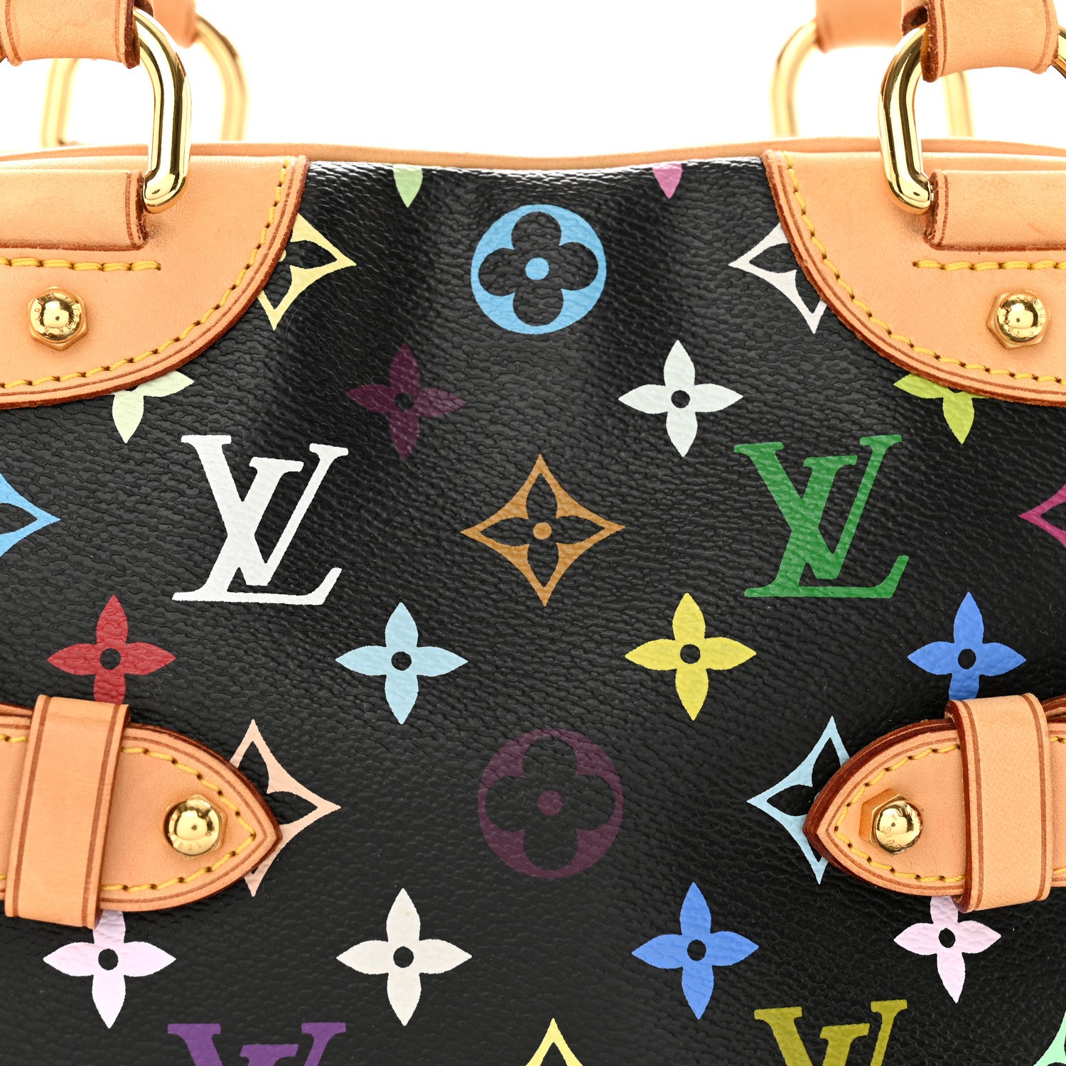 Louis Vuitton Monogram Multicolor Claudia Black 7 of 16