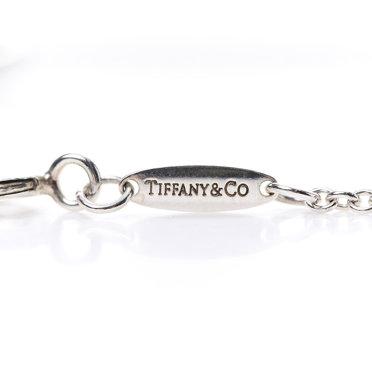 Tiffany Sterling Silver Elsa Peretti Letter B Pendant Necklace 4 of 9