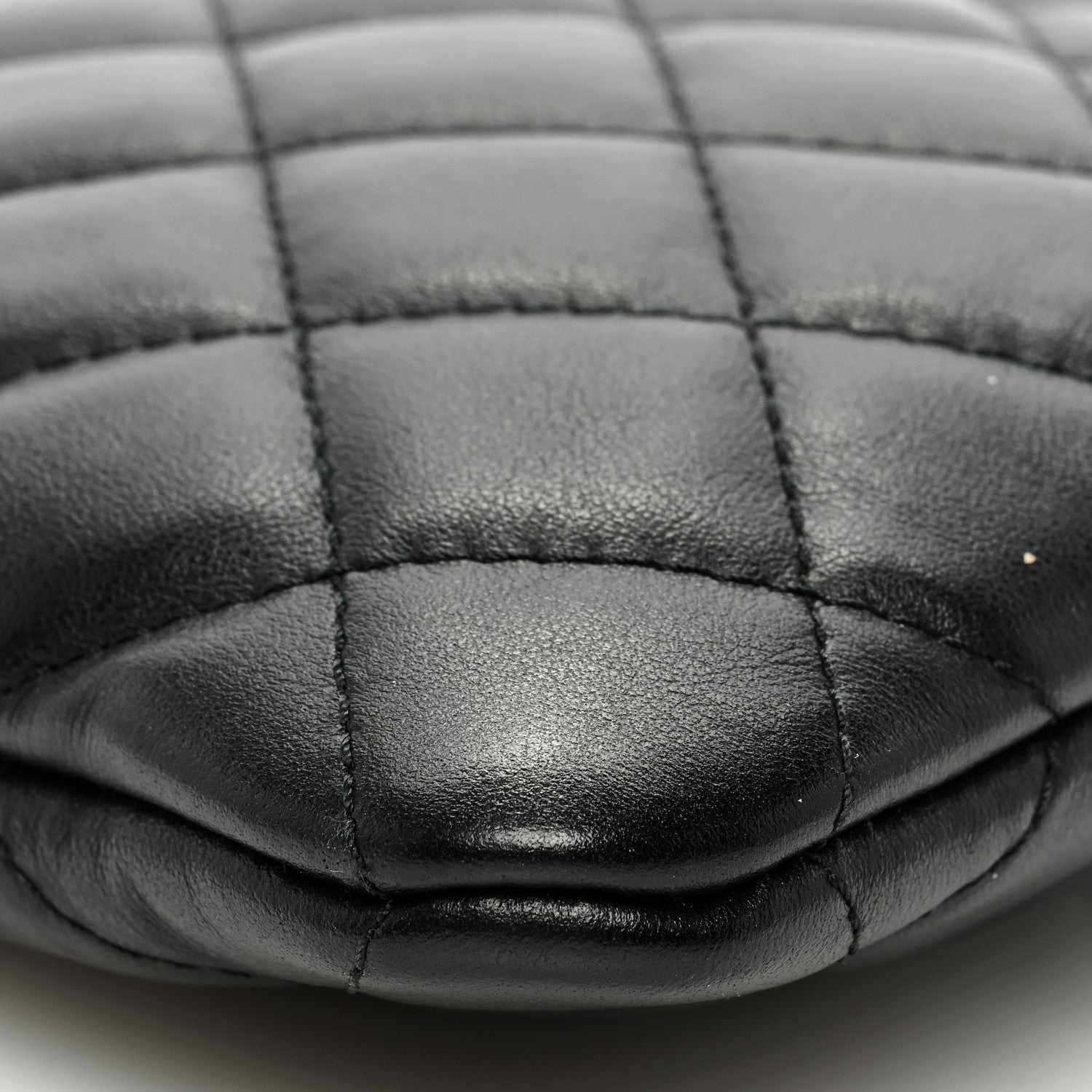 Chanel Lambskin Quilted Crossbody Bag Black 8 of 9