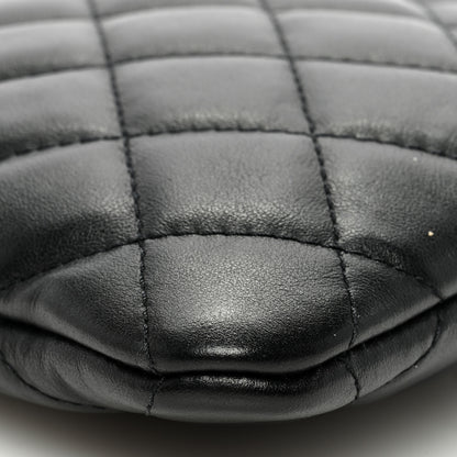 Chanel Lambskin Quilted Crossbody Bag Black 8 of 9