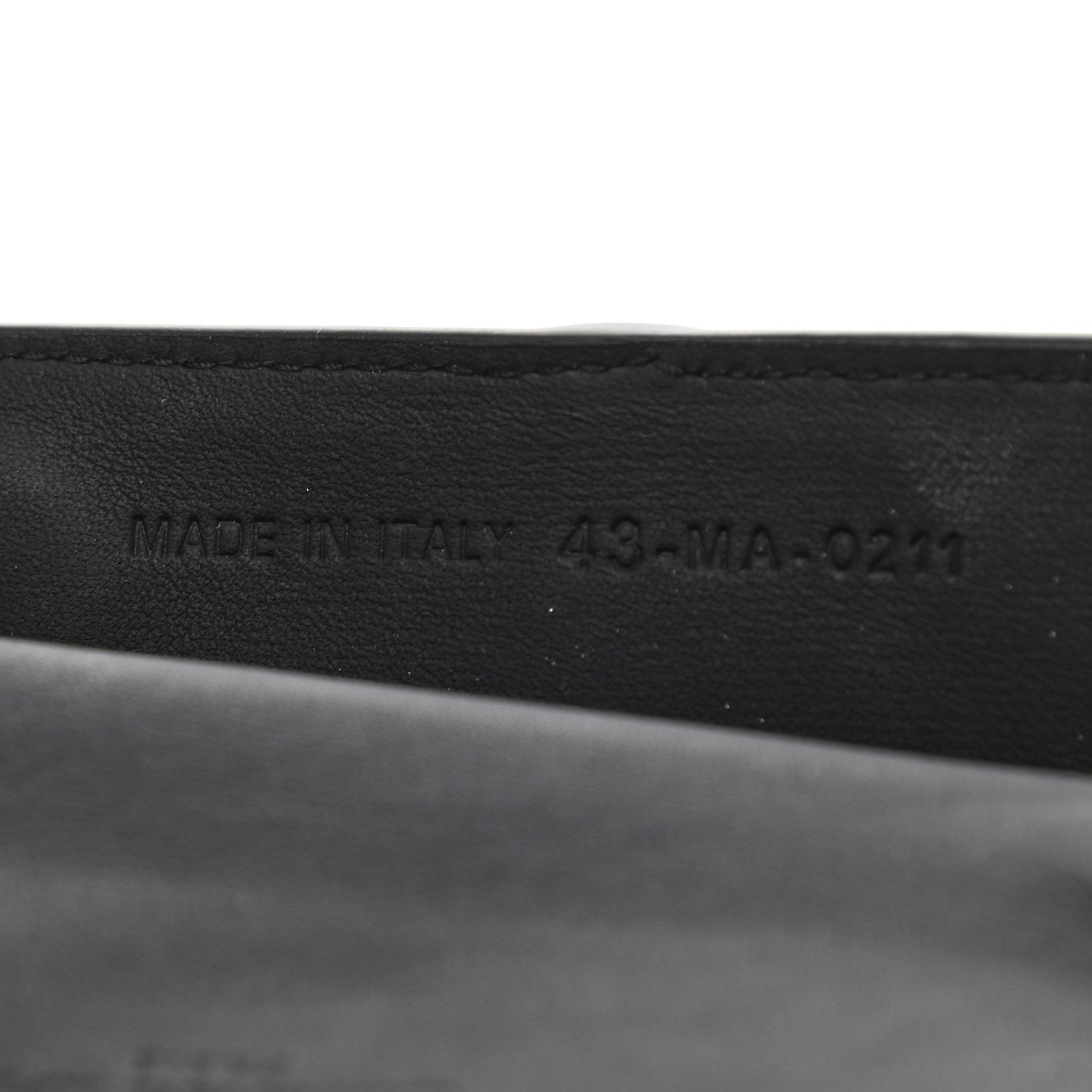 Christian Dior Ultra Matte Calfskin Nano Saddle Chain Pouch Black 5 of 9
