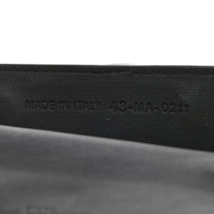 Christian Dior Ultra Matte Calfskin Nano Saddle Chain Pouch Black 5 of 9