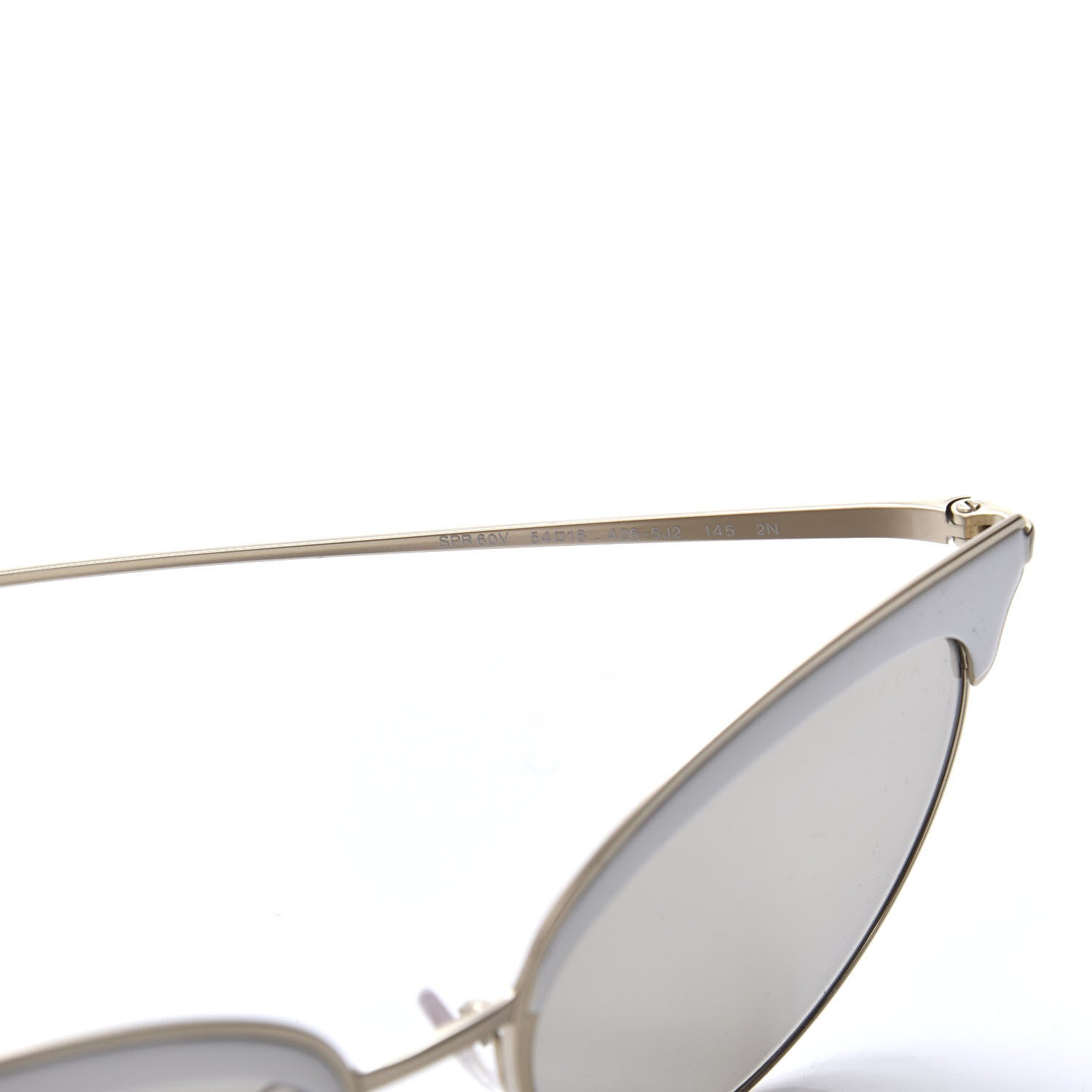 Prada Retro Cat Eye Sunglasses SPR 60V White 5 of 8