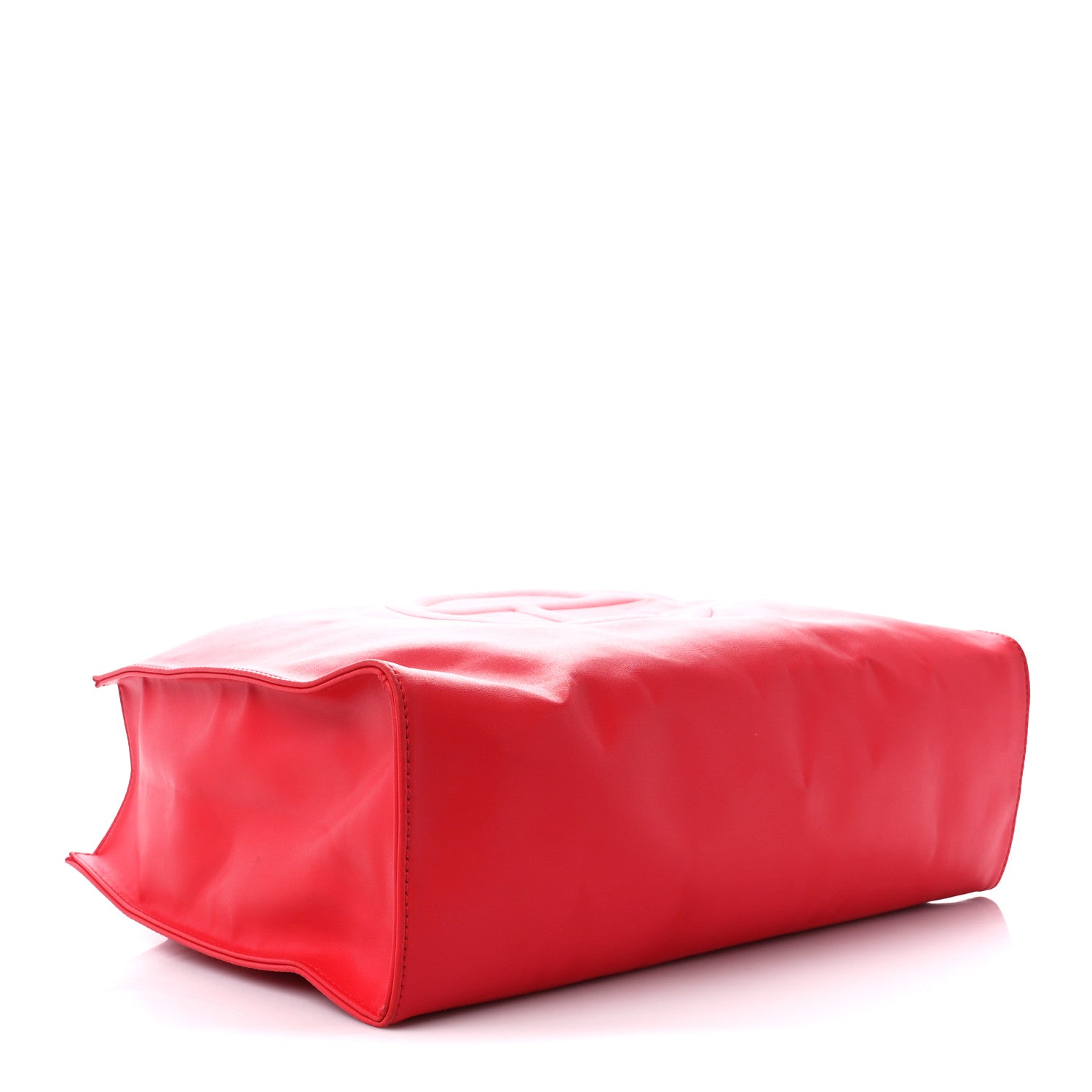 Telfar Vegan Leather Medium Shopping Bag Red 4 of 15