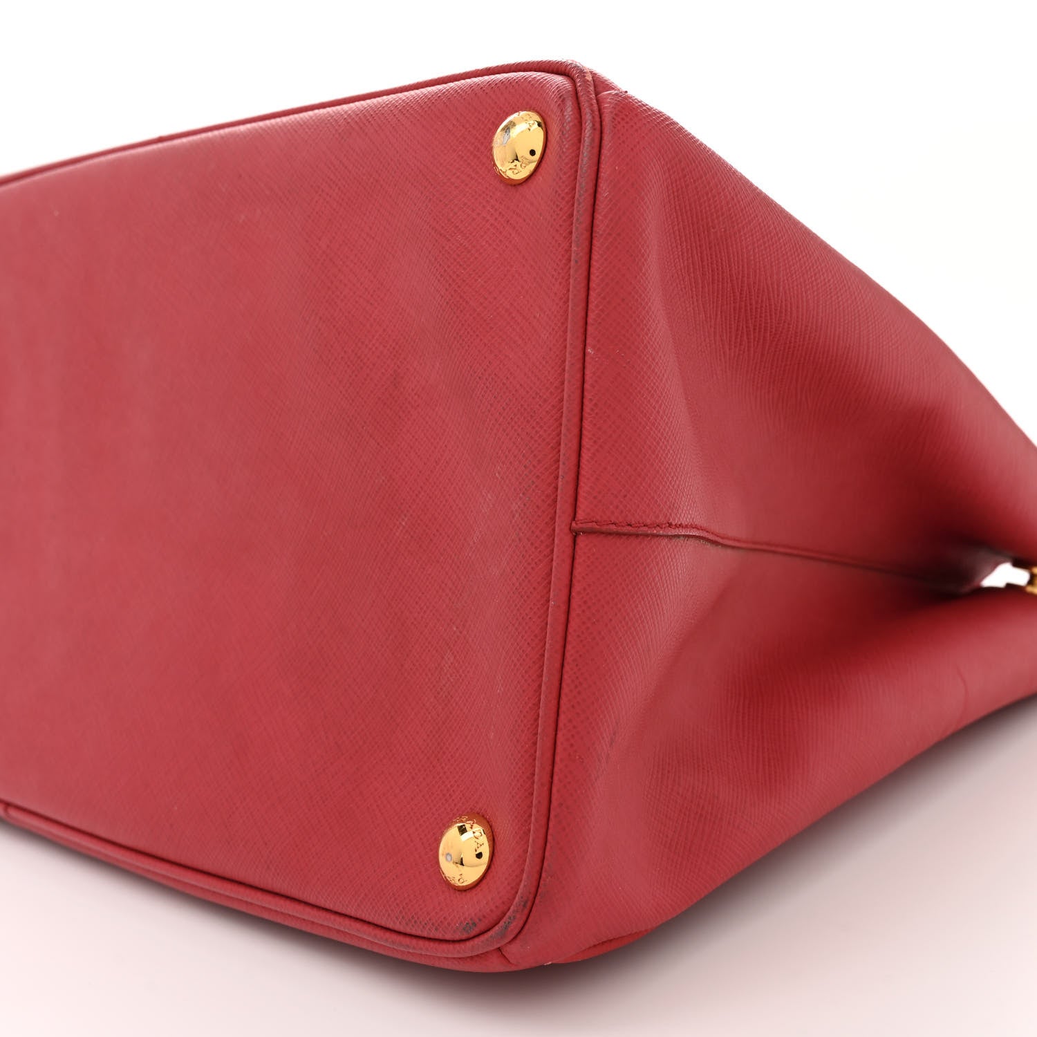 Prada Saffiano Lux Large Tote Fuoco 9 of 15