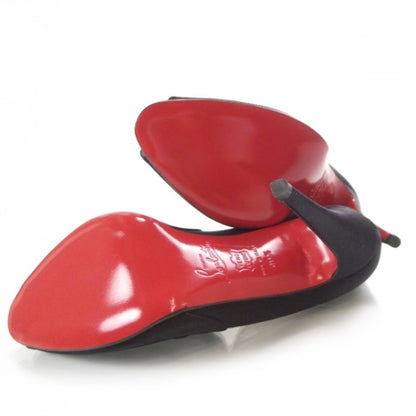 Christian Louboutin Crepe Satin Papilipi 100 Pumps 40.5 Black 4 of 8