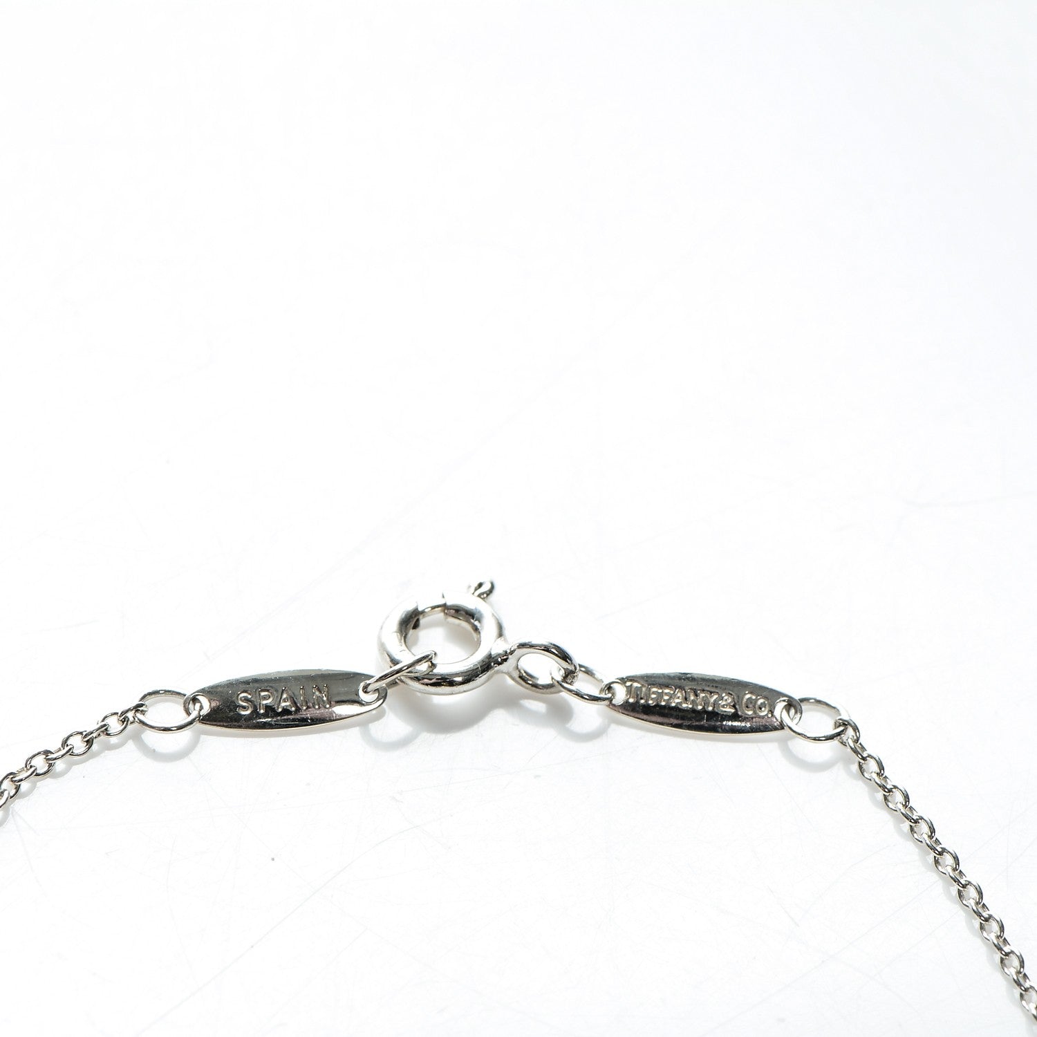 Tiffany Sterling Silver Diamond .09ct Elsa Peretti Diamonds By The Yard Bracelet 5 of 5