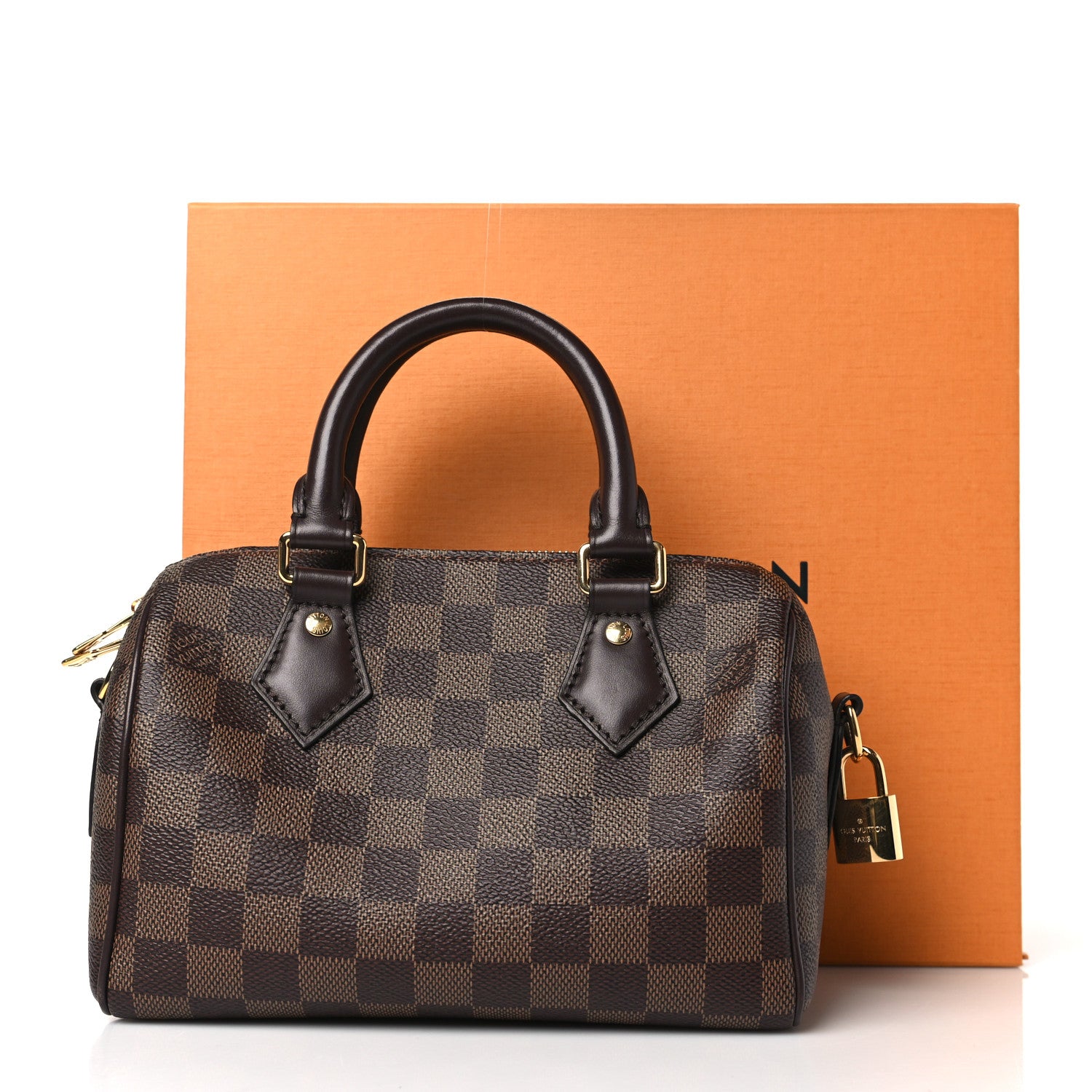 Louis Vuitton Damier Ebene Speedy Bandouliere 20 10 of 10