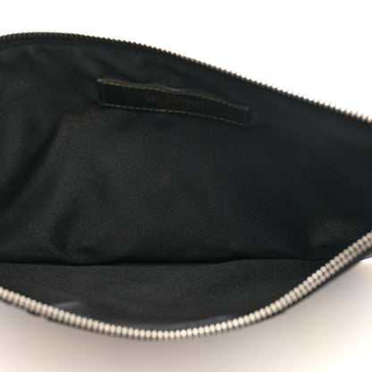 Valentino Garavani Nappa 3D Butterfly Zip Pouch Black Multicolor 4 of 5