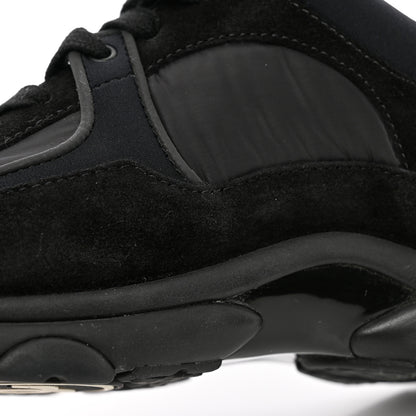 Chanel Fabric Calfskin Suede CC Sneakers 36 Black 14 of 15