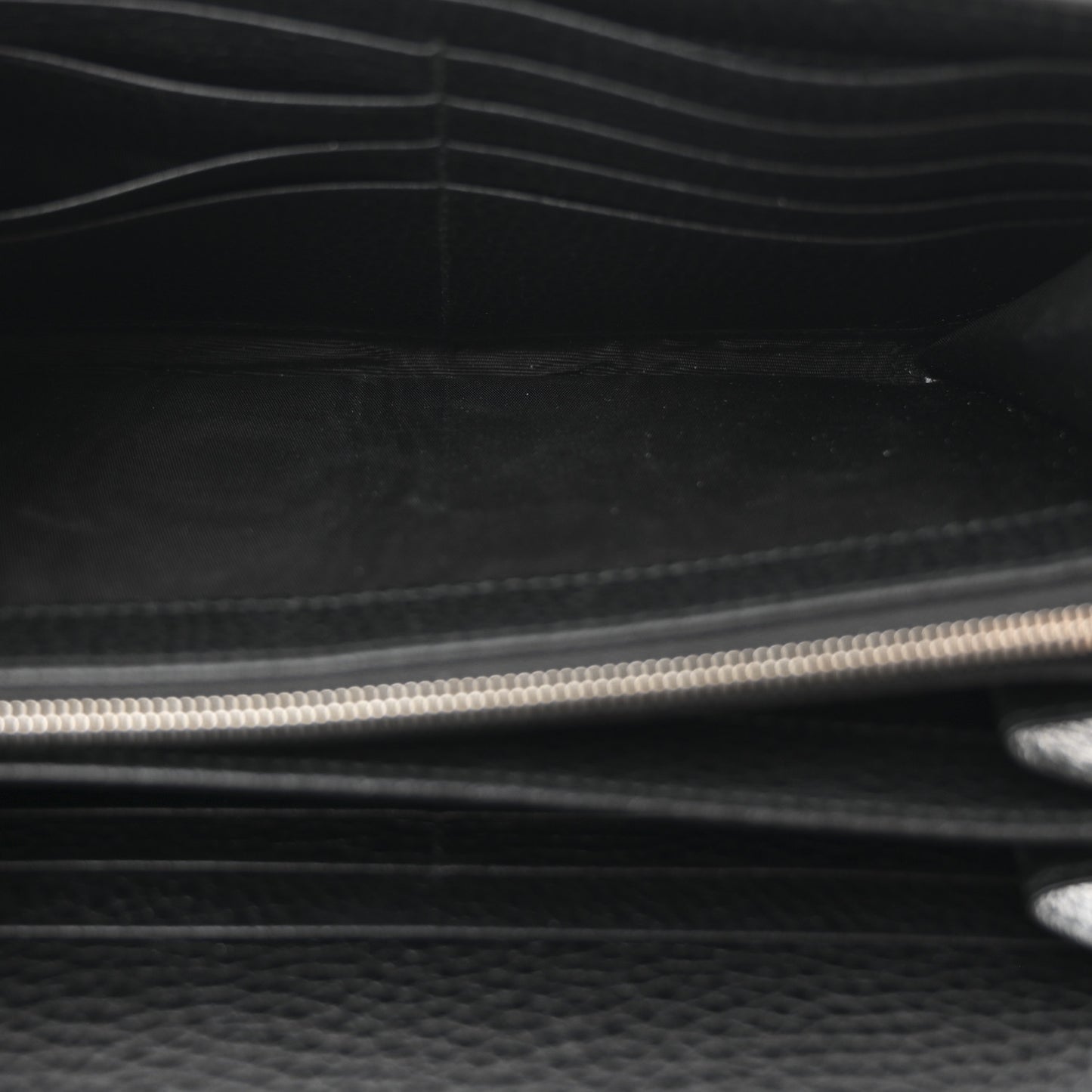 Calfskin Mini Dionysus Chain Wallet Black