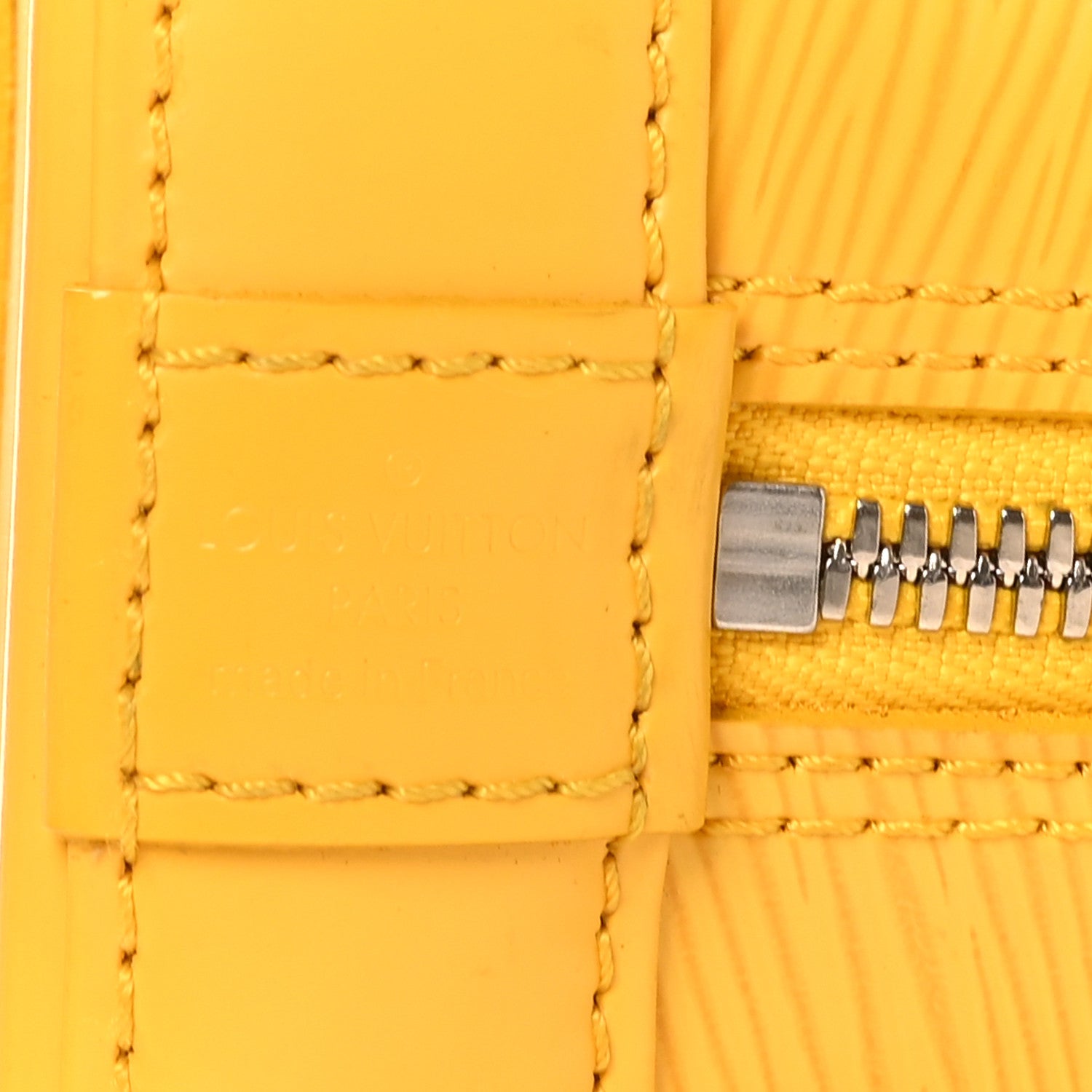 Louis Vuitton Epi Alma BB Citron 6 of 9