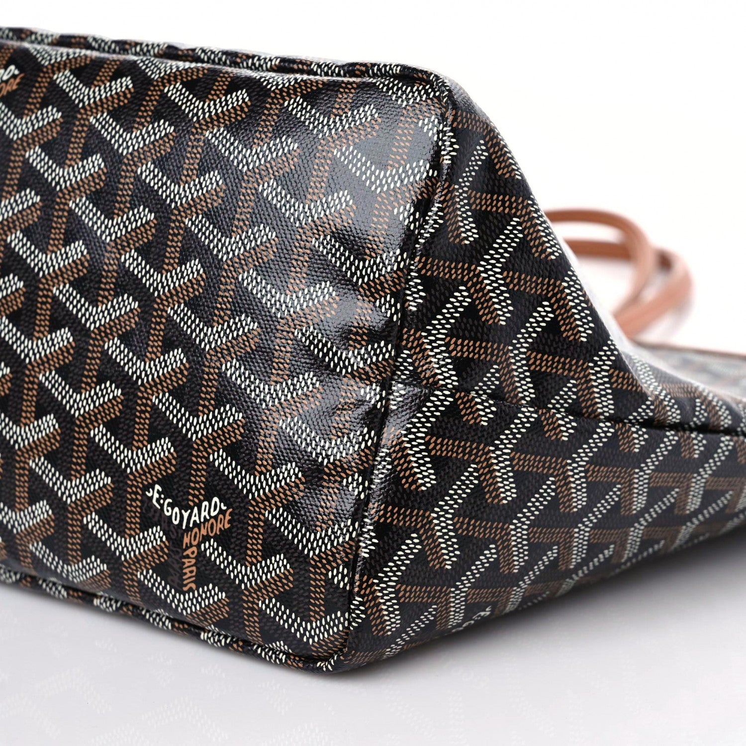 Goyard Goyardine Saint Louis PM Black Gold 9 of 9