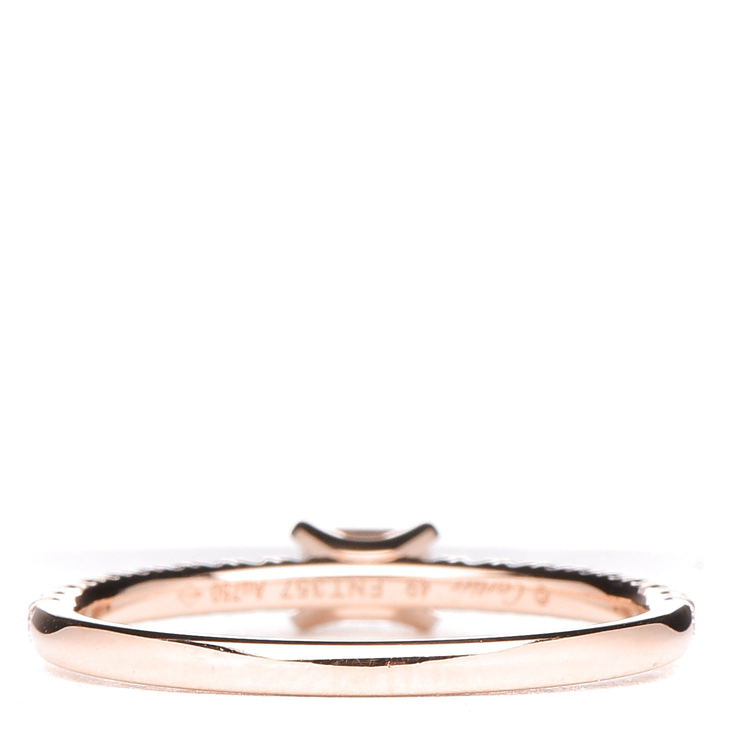 Cartier 18K Pink Gold Diamond Etincelle De Engagement Ring 49 4.75 4 of 5