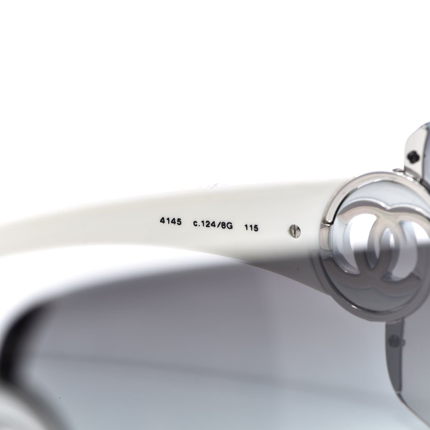 Chanel CC Sunglasses 4145 White 5 of 8