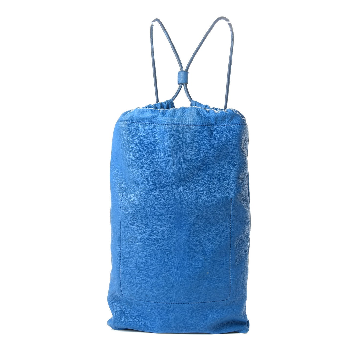 Prorsum Calfskin Drawstring Baby Duffle Vibrant Blue