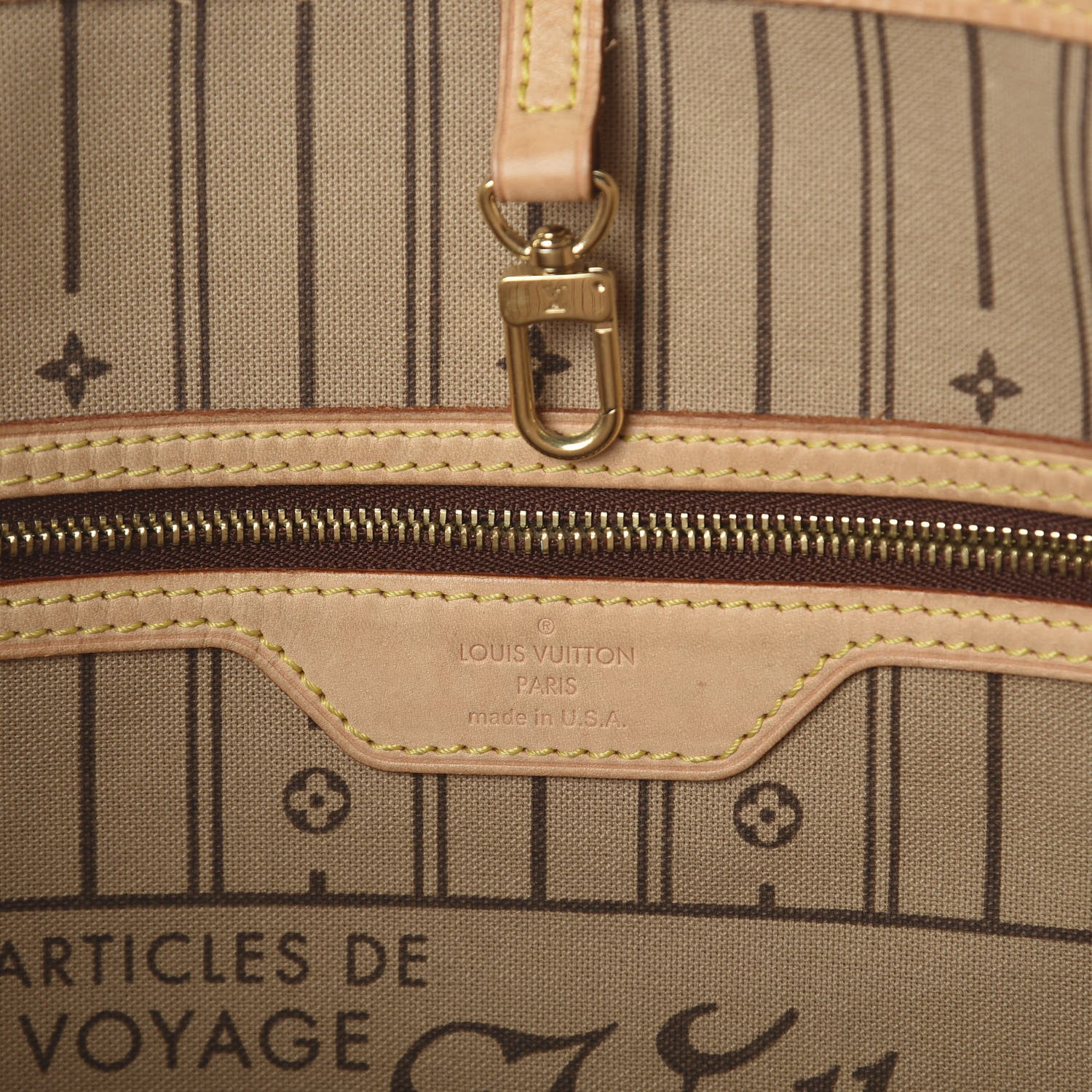 Louis Vuitton Monogram Neverfull MM 7 of 8