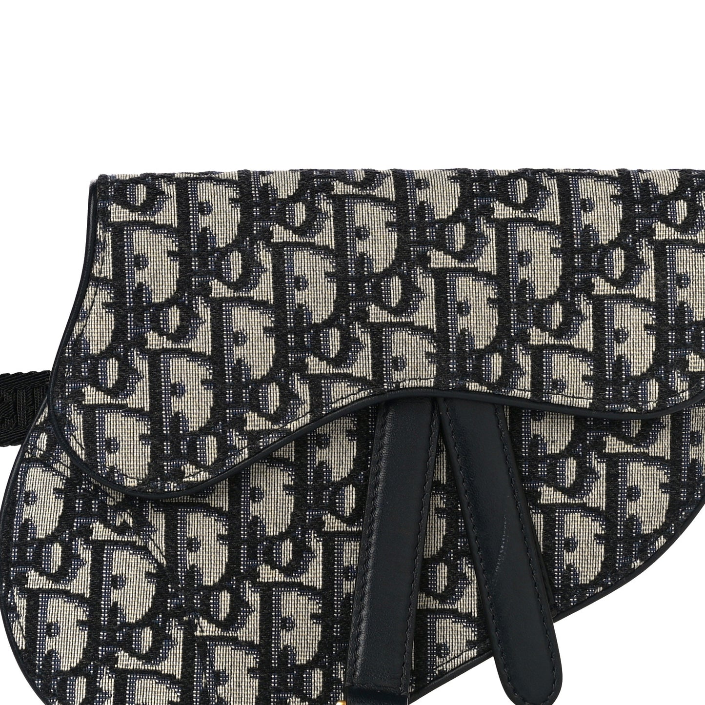 Oblique Saddle Belt Pouch Blue
