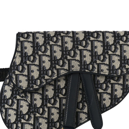 Christian Dior Oblique Saddle Belt Pouch Blue 7 of 11