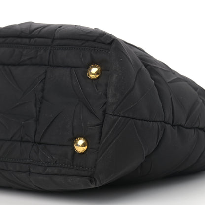 Prada Tessuto Nylon Quilted Tote Black 9 of 12