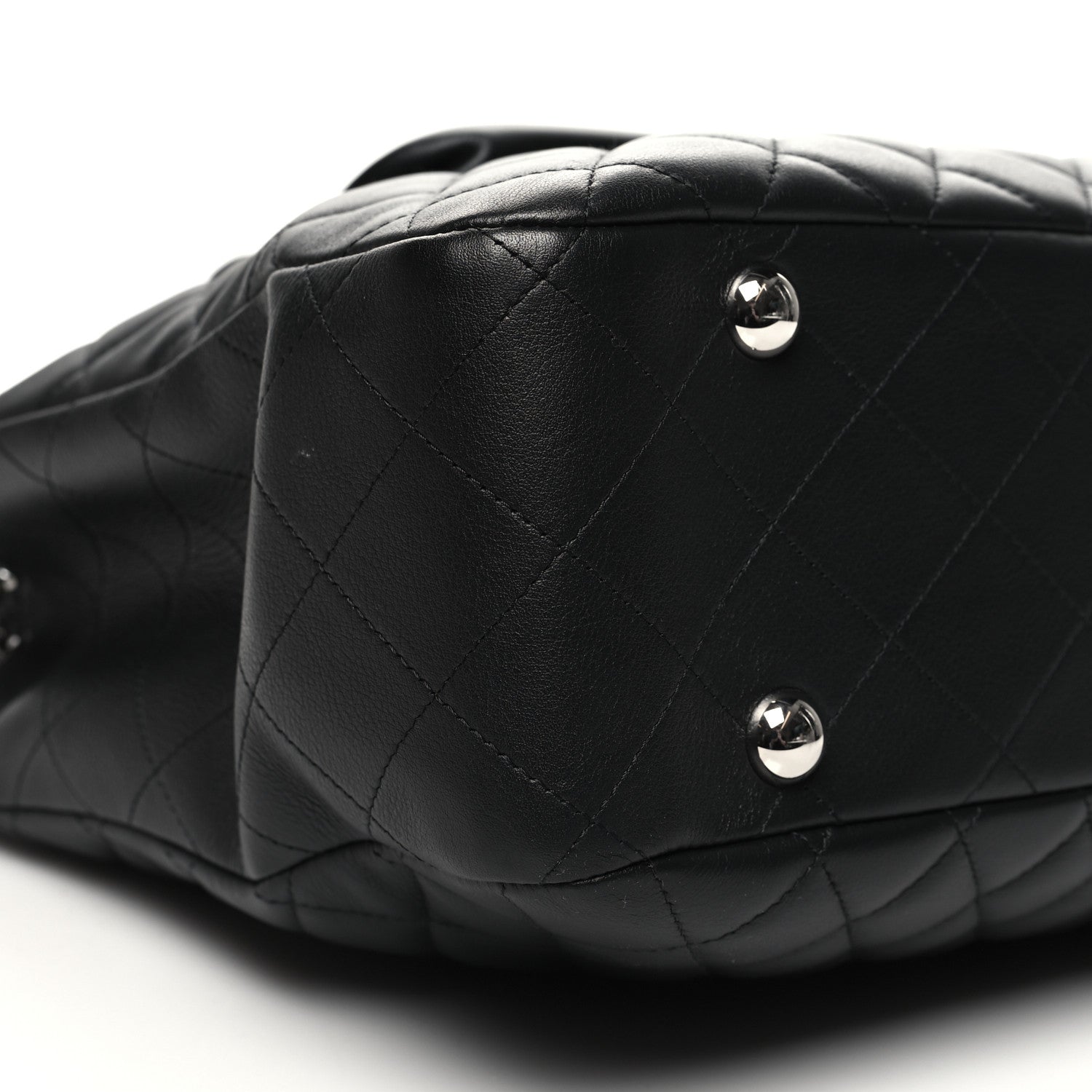Chanel Calfskin Quilted Flap Tote Black 9 of 11