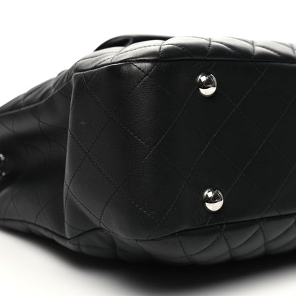 Chanel Calfskin Quilted Flap Tote Black 9 of 11